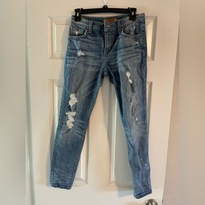 Joe Jeans Ripped Skinny Light Denim Size 25 (2)